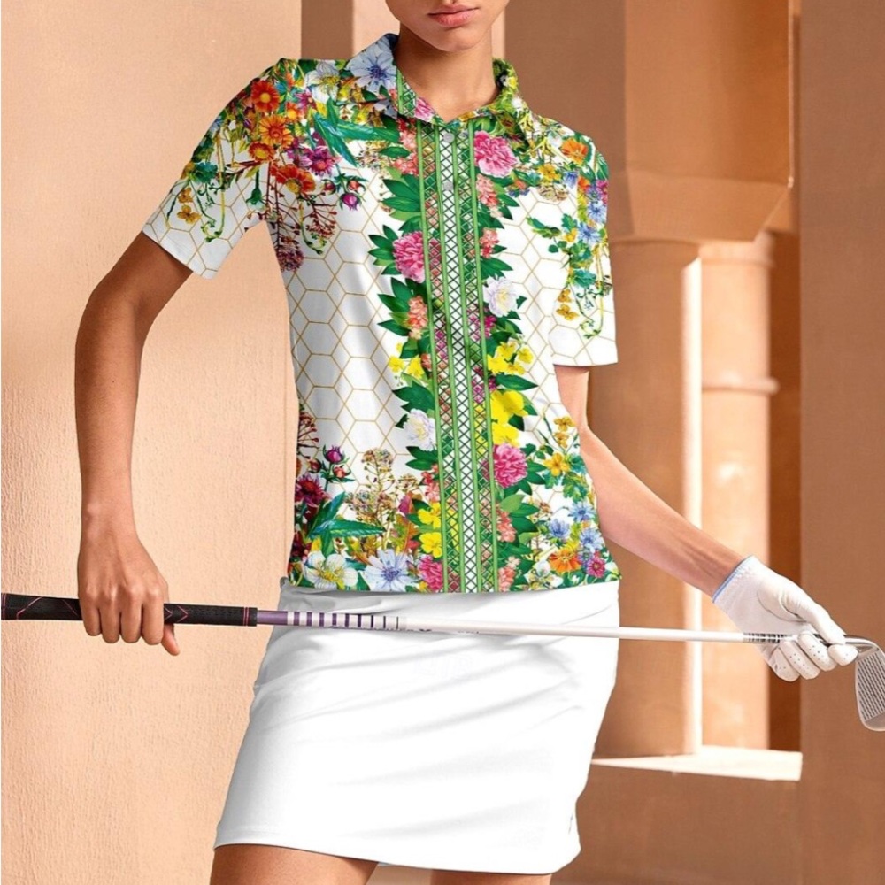 Vibrant Floral Button Down Shirt for Women